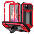 R-JUST Sliding Camera IP54 Life Waterproof Holder Phone Case, For iPhone 16 Pro, For iPhone 16 Plus, For iPhone 16, For iPhone 15 Pro Max, For iPhone 15 Pro, For iPhone 15 Plus