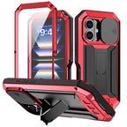 R-JUST Sliding Camera IP54 Life Waterproof Holder Phone Case, For iPhone 16 Pro, For iPhone 16 Plus, For iPhone 16, For iPhone 15 Pro Max, For iPhone 15 Pro, For iPhone 15 Plus