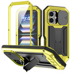 R-JUST Sliding Camera IP54 Life Waterproof Holder Phone Case, For iPhone 16 Pro, For iPhone 16 Plus, For iPhone 16, For iPhone 15 Pro Max, For iPhone 15 Pro, For iPhone 15 Plus
