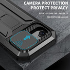 R-JUST Sliding Camera IP54 Life Waterproof Holder Phone Case, For iPhone 17e / 16e, For iPhone 17 Pro Max, For iPhone 17 Pro, For iPhone 17, For iPhone Air, For iPhone 16 Pro Max