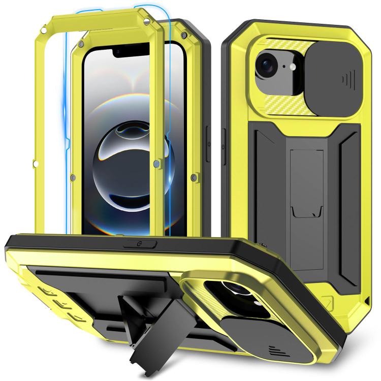 R-JUST Sliding Camera IP54 Life Waterproof Holder Phone Case, For iPhone 17e / 16e, For iPhone 17 Pro Max, For iPhone 17 Pro, For iPhone 17, For iPhone Air, For iPhone 16 Pro Max