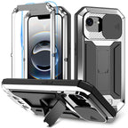 R-JUST Sliding Camera IP54 Life Waterproof Holder Phone Case, For iPhone 17e / 16e, For iPhone 17 Pro Max, For iPhone 17 Pro, For iPhone 17, For iPhone Air, For iPhone 16 Pro Max