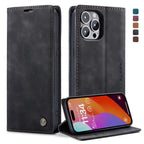 CaseMe 013 Multifunctional Horizontal Flip Leather Phone Case, For iPhone 15 Pro Max, For iPhone 15 Pro, For iPhone 15 Plus, For iPhone 15