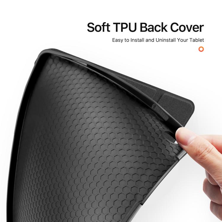 DUX DUCIS Domo Series Magnetic Flip Leather Tablet Case, For Samsung Galaxy Tab A11+ / A9+, For Samsung Galaxy Tab S9 FE / S10 FE, For Samsung Galaxy Tab S10 FE+, For Samsung Galaxy Tab S10+, For Samsung Galaxy Tab S9 FE+, For Samsung Galaxy Tab S10 Ultra