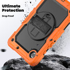 Silicone + PC Tablet Case with Shoulder Strap, For Samsung Galaxy Tab A9 / Tab A11