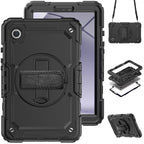 Silicone + PC Tablet Case with Shoulder Strap, For Samsung Galaxy Tab A9 / Tab A11