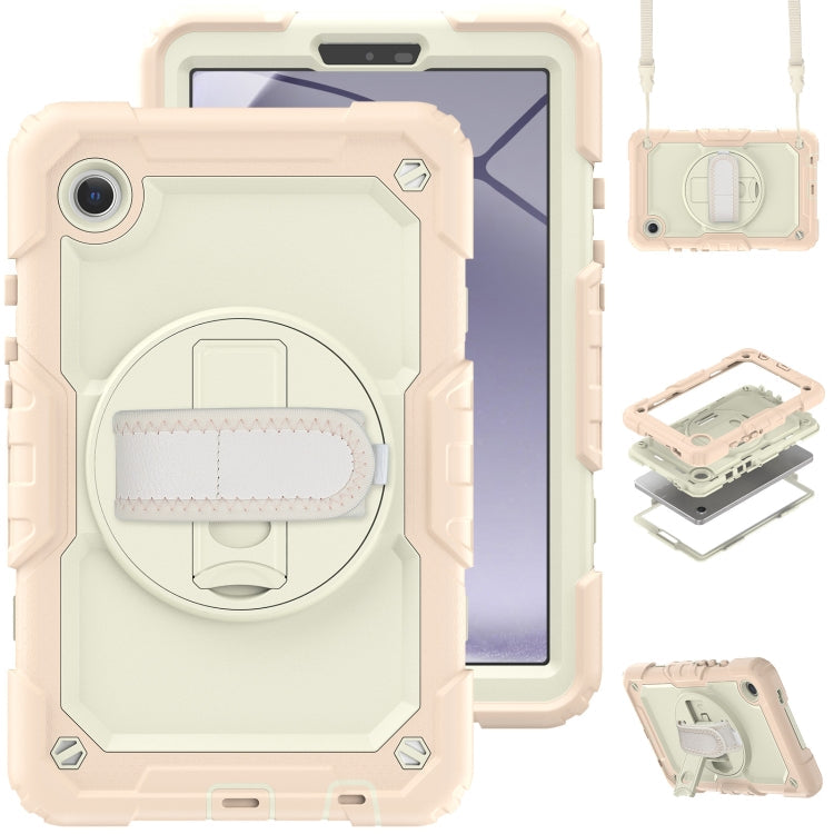 Silicone + PC Tablet Case with Shoulder Strap, For Samsung Galaxy Tab A9 / Tab A11