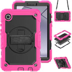 Silicone + PC Tablet Case with Shoulder Strap, For Samsung Galaxy Tab A9 / Tab A11