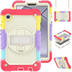 Silicone + PC Tablet Case with Shoulder Strap, For Samsung Galaxy Tab A9 / Tab A11