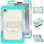 Silicone + PC Tablet Case with Shoulder Strap, For Samsung Galaxy Tab A9 / Tab A11