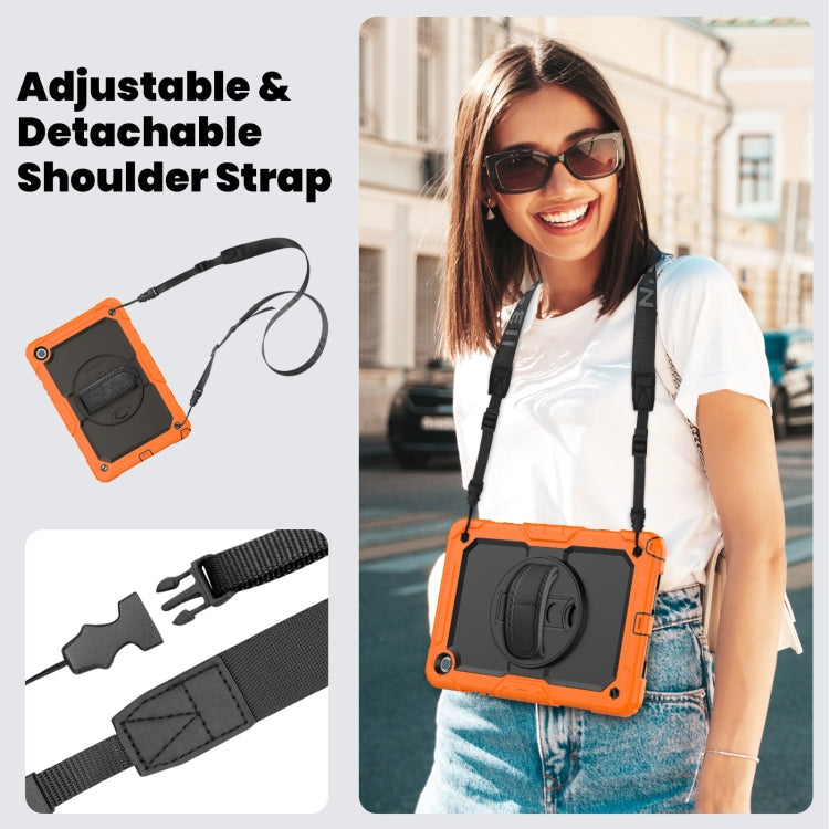 Silicone + PC Tablet Case with Shoulder Strap, For Samsung Galaxy Tab A9+/Tab A11+