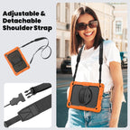 Silicone + PC Tablet Case with Shoulder Strap, For Samsung Galaxy Tab A9+/Tab A11+