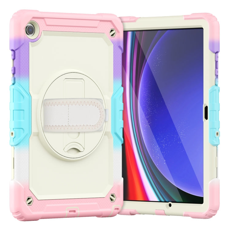 Silicone + PC Tablet Case with Shoulder Strap, For Samsung Galaxy Tab A9+/Tab A11+