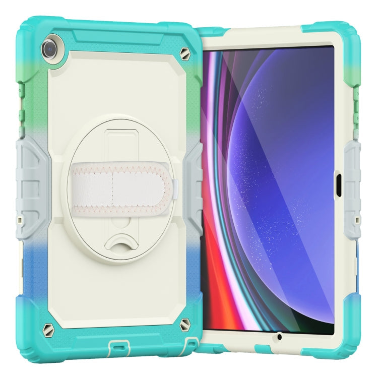 Silicone + PC Tablet Case with Shoulder Strap, For Samsung Galaxy Tab A9+/Tab A11+