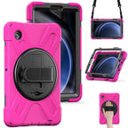Rotatable Kickstand Grip Heavy Duty Hard Rugged Tablet Case, For Samsung Galaxy Tab A9+