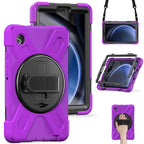 Rotatable Kickstand Grip Heavy Duty Hard Rugged Tablet Case, For Samsung Galaxy Tab A9+