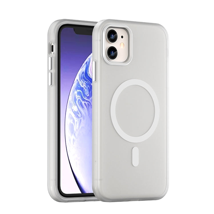 MagSafe Frosted Translucent TPU + PC Full Coverage Phone Case, For iPhone 12, For iPhone 12 Pro Max