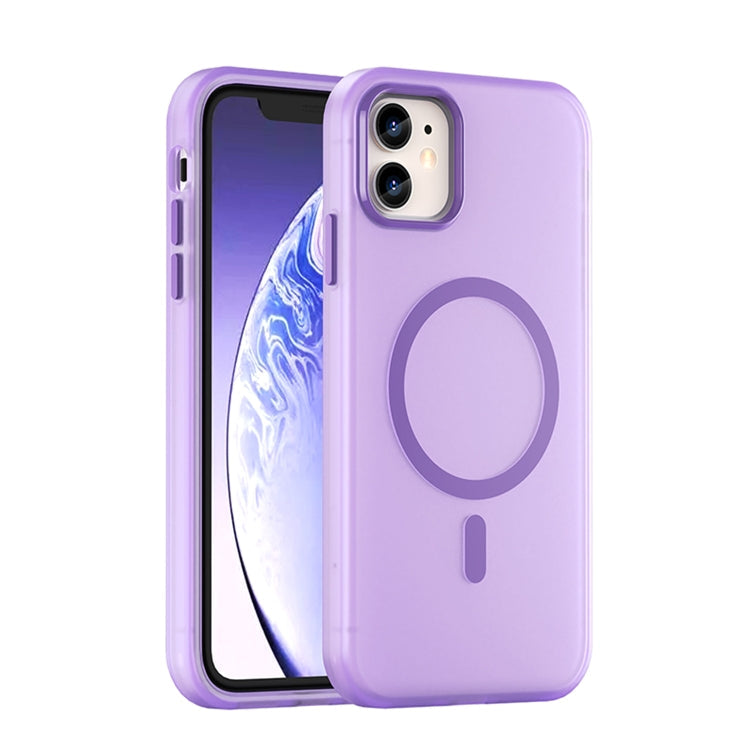 MagSafe Frosted Translucent TPU + PC Full Coverage Phone Case, For iPhone 12, For iPhone 12 Pro Max