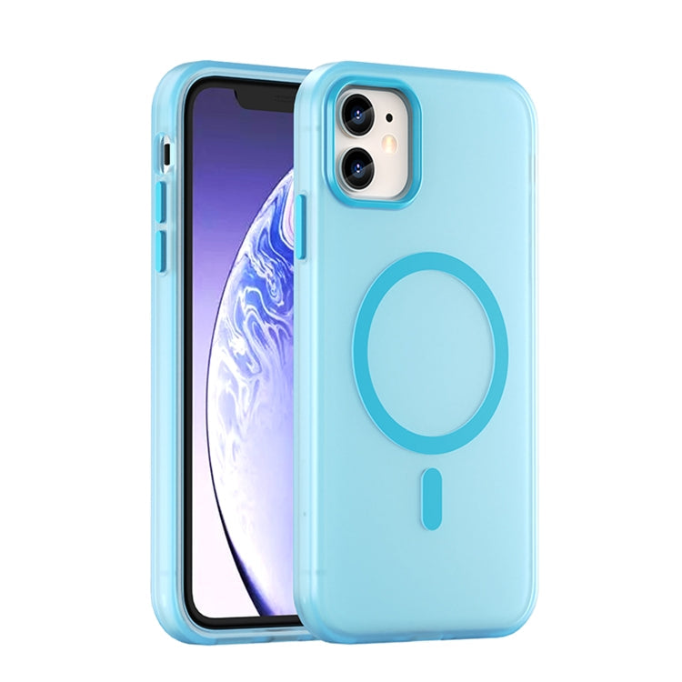 MagSafe Frosted Translucent TPU + PC Full Coverage Phone Case, For iPhone 12, For iPhone 12 Pro Max
