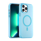 MagSafe Frosted Translucent TPU + PC Full Coverage Phone Case, For iPhone 12, For iPhone 12 Pro Max