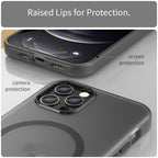 MagSafe Frosted Translucent TPU + PC Full Coverage Phone Case, For iPhone 12 Pro, For iPhone 11 Pro Max