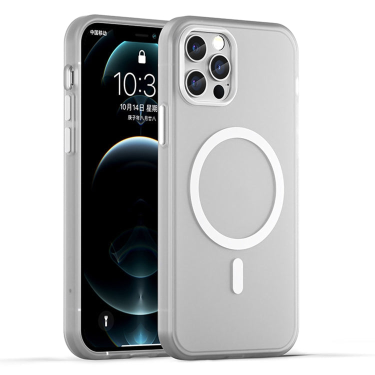 MagSafe Frosted Translucent TPU + PC Full Coverage Phone Case, For iPhone 12 Pro, For iPhone 11 Pro Max