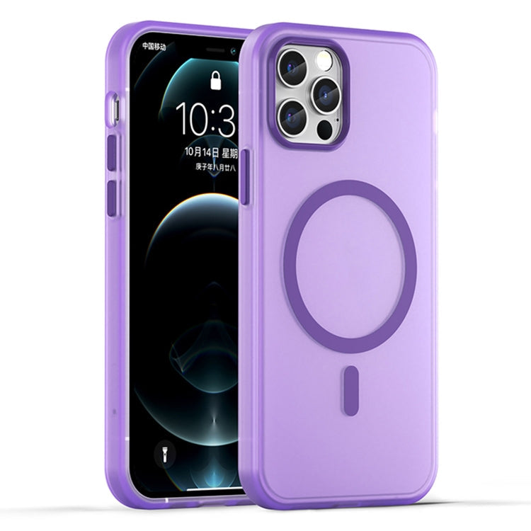 MagSafe Frosted Translucent TPU + PC Full Coverage Phone Case, For iPhone 12 Pro, For iPhone 11 Pro Max