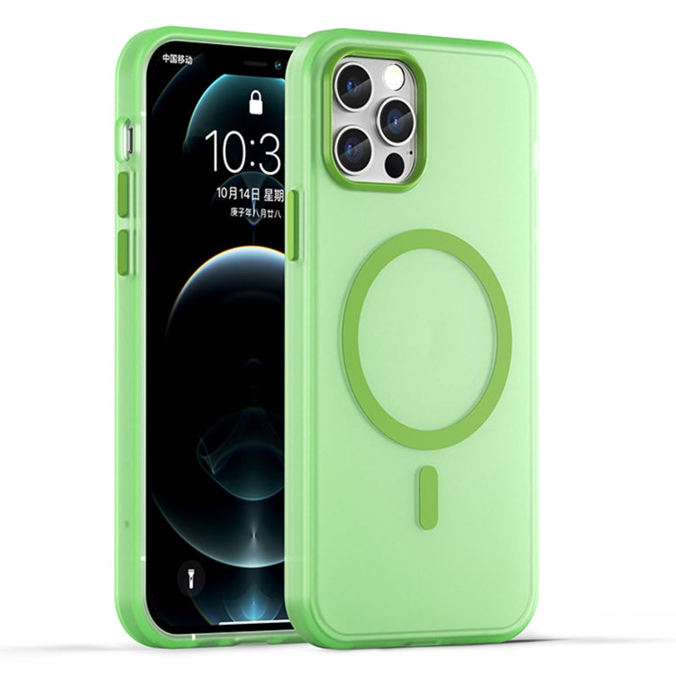 MagSafe Frosted Translucent TPU + PC Full Coverage Phone Case, For iPhone 12 Pro, For iPhone 11 Pro Max