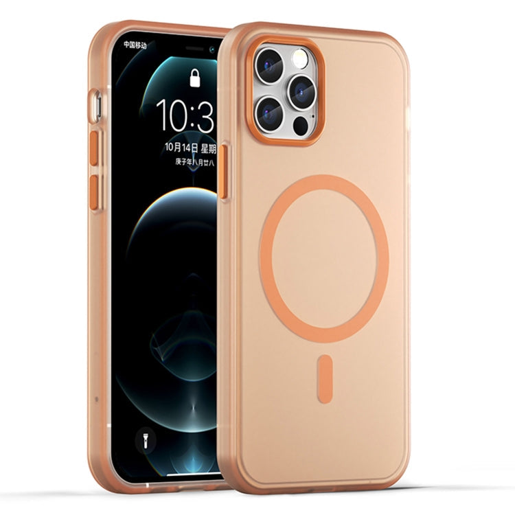 MagSafe Frosted Translucent TPU + PC Full Coverage Phone Case, For iPhone 12 Pro, For iPhone 11 Pro Max
