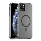 MagSafe Frosted Translucent TPU + PC Full Coverage Phone Case, For iPhone 12 Pro, For iPhone 11 Pro Max