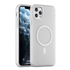 MagSafe Frosted Translucent TPU + PC Full Coverage Phone Case, For iPhone 12 Pro, For iPhone 11 Pro Max