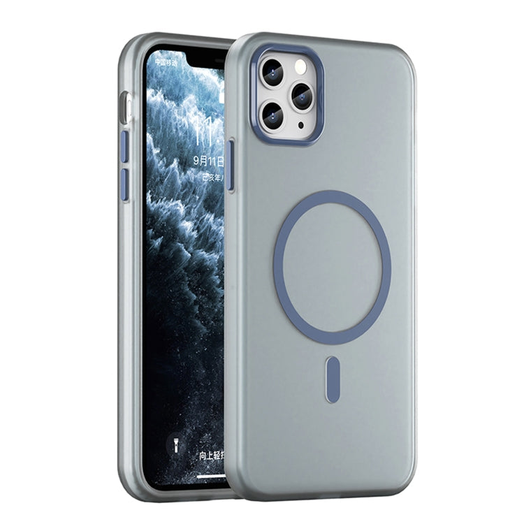 MagSafe Frosted Translucent TPU + PC Full Coverage Phone Case, For iPhone 12 Pro, For iPhone 11 Pro Max