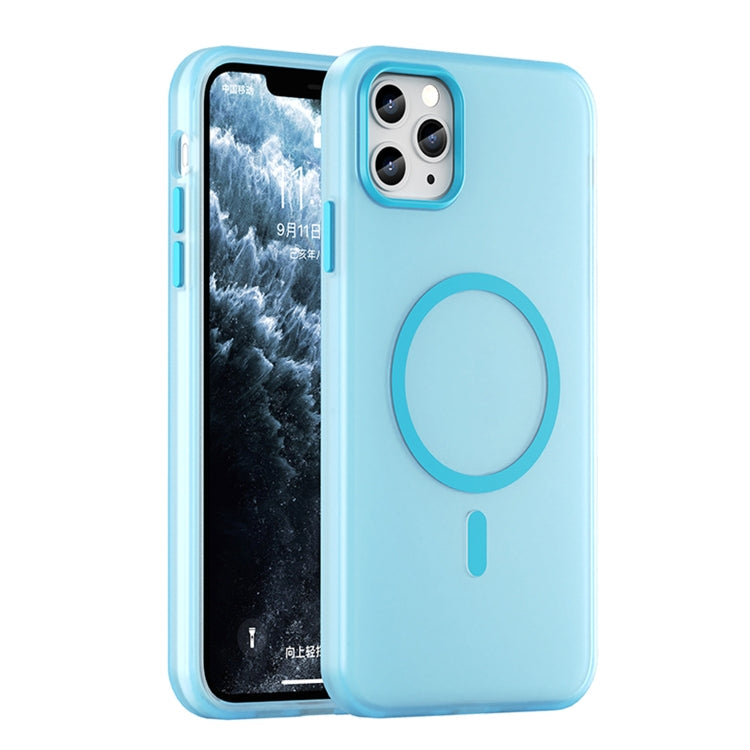 MagSafe Frosted Translucent TPU + PC Full Coverage Phone Case, For iPhone 12 Pro, For iPhone 11 Pro Max
