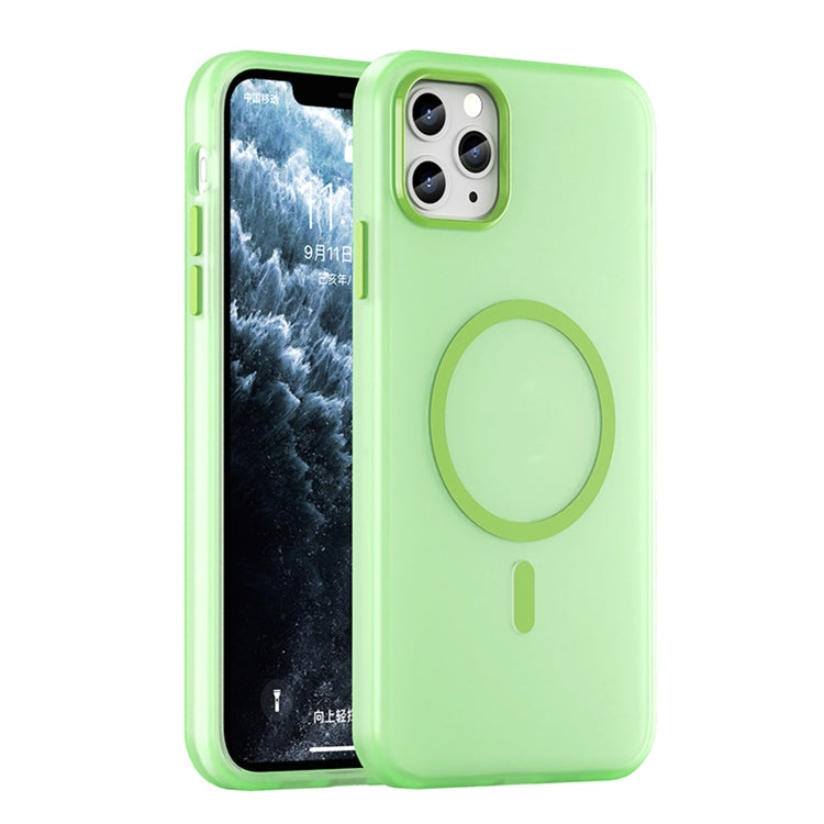 MagSafe Frosted Translucent TPU + PC Full Coverage Phone Case, For iPhone 12 Pro, For iPhone 11 Pro Max