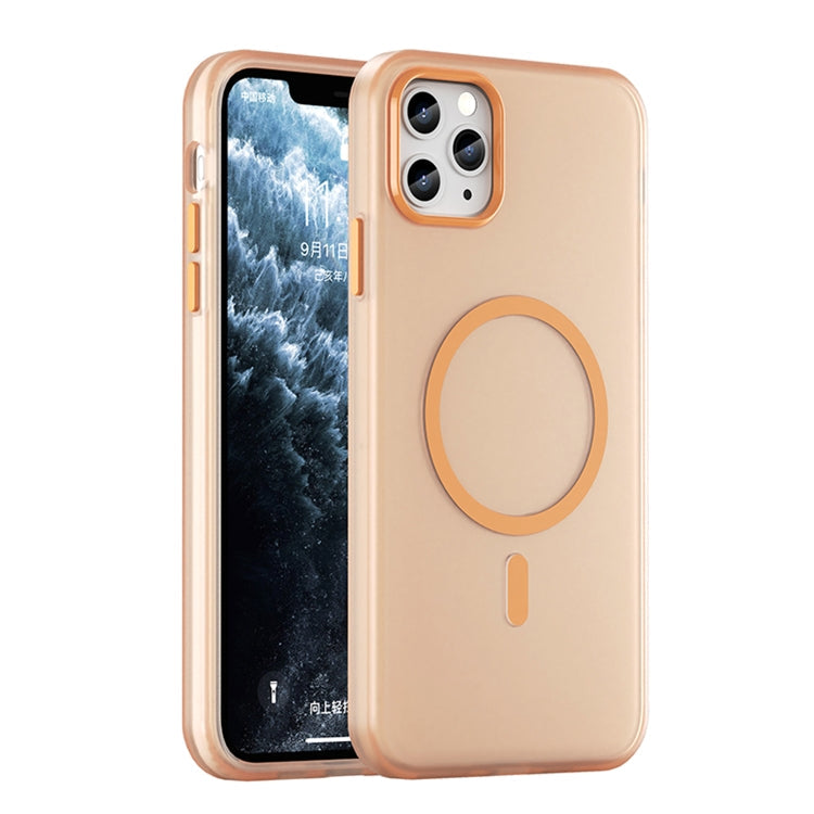 MagSafe Frosted Translucent TPU + PC Full Coverage Phone Case, For iPhone 12 Pro, For iPhone 11 Pro Max