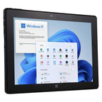 HONGSAMDE 10.1 inch 2 in 1 Tablet PC, 6GB+64GB, Windows 11, Intel Celeron N4120 Quad Core with Keyboard(Black)