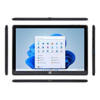HONGSAMDE 10.1 inch 2 in 1 Tablet PC, 8GB+128GB, Windows 11, Intel Celeron N4120 Quad Core with Keyboard(Black)