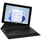 HONGSAMDE 10.1 inch 2 in 1 Tablet PC, 8GB+128GB, Windows 11, Intel Celeron N4120 Quad Core with Keyboard(Black)