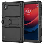 For Lenovo Tab M11 /Xiaoxin Pad 2024 Silicone Hydric PC Tablet Case with Shoulder Strap & Holder(Black)