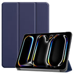 Custer Pure Color 3-Fold Holder Smart Leather Tablet Case, For iPad Air 13 2026 / 2025 / 2024, For iPad Pro 13 2025 / 2024