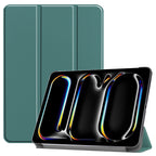 Custer Pure Color 3-Fold Holder Smart Leather Tablet Case, For iPad Air 13 2026 / 2025 / 2024, For iPad Pro 13 2025 / 2024