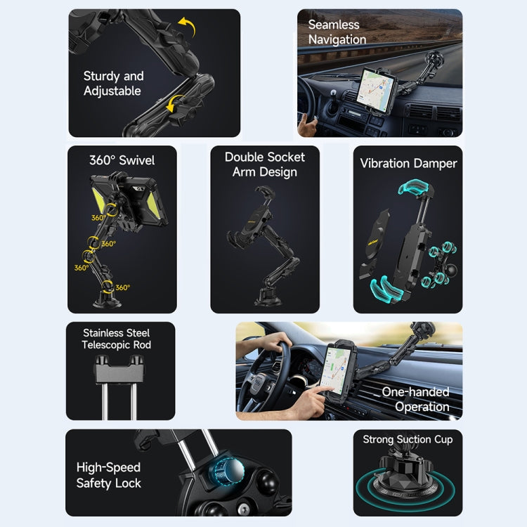 Ulefone UAN02 Armor Mount Max Car Phone Tablet Holder, UAN02