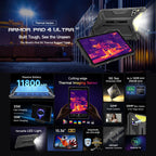 Ulefone Armor Pad 4 Ultra Thermal Version Rugged Tablet, 10.36 inch Android 14 MediaTek Dimensity 6300 Octa Core 5G Network, EU Plug, Armor Pad 4 Ultra Thermal Imaging