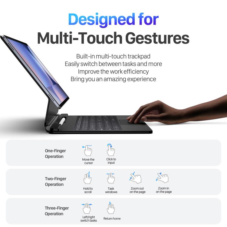 DUX DUCIS MK Series Magnetic Wireless Bluetooth Keyboard Tablet Case, For Samsung Galaxy Tab S11 Ultra