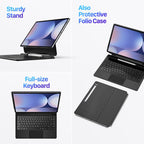 DUX DUCIS MK Series Magnetic Wireless Bluetooth Keyboard Tablet Case, For Samsung Galaxy Tab S11 Ultra