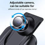 Yesido KM24 9.66 inch HD Image Reversing Assist CarPlay Streaming Rearview Mirror Dash Cam(Black)