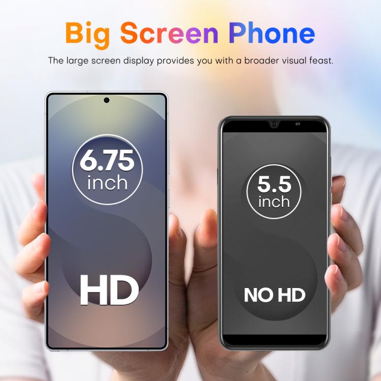S25 Ultra / Q25, 4GB+64GB, 6.75 inch Android 12 MTK6762 Octa Core, Network: 4G, Dual SIM, with Stylus Pen, EU Plug, US Plug, AU Plug, UK Plug