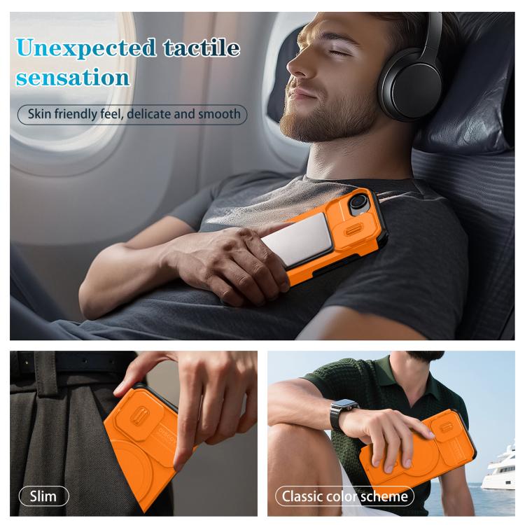 Sliding Camshield MagSafe Holder Phone Case, For iPhone 17e / 16e, For iPhone 17 Pro Max, For iPhone 17 Pro