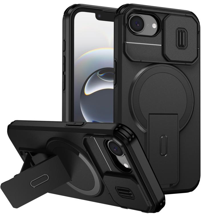 Sliding Camshield MagSafe Holder Phone Case, For iPhone 17e / 16e, For iPhone 17 Pro Max, For iPhone 17 Pro