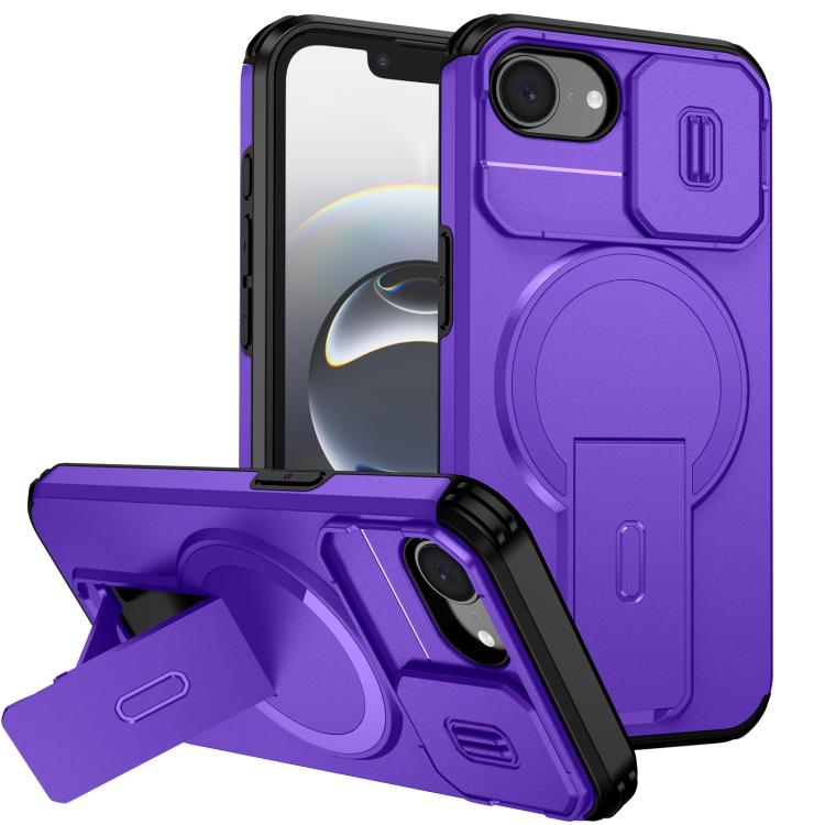 Sliding Camshield MagSafe Holder Phone Case, For iPhone 17e / 16e, For iPhone 17 Pro Max, For iPhone 17 Pro